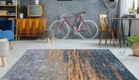 Teppich ARTE ESPINA "Blaze 300", blau (beige, blau), B:115cm H:8mm L:170cm,