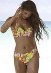 B&uuml;gel-Bandeau-Bikini-Top S.OLIVER "Mallorca", Damen, Gr. 40, Cup A, gelb (gelb,