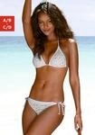 Triangel-Bikini JETTE, Damen, Gr. 32, Cup A/B, wei&szlig;, Polyamid, unifarben,