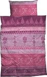 Bettw&auml;sche CASATEX "Indi", lila (winterberry), B/L: 240cm x 220cm, 1 Stk., 2 Stk.,