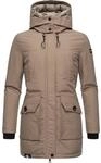 Winterjacke NAVAHOO "Winterjacke Blizzardstorm", Damen, Gr. XS, grau (taupe...