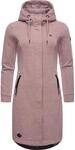 Sweatjacke RAGWEAR "Kurzmantel Letti Long", Damen, Gr. XS, rosa (mauve),