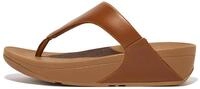 Dianette FITFLOP "LULU LEATHER TOEPOST", Damen, Gr. 36, transparent (hellbraun),