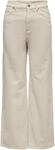 Cordhose ONLY "ONLHOPE GLOBAL HW WIDE CORD PNT NOOS", Damen, Gr. 36, L&auml;nge 32, beige