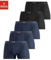 Boxer H.I.S "Boxershorts f&uuml;r Herren", Herren, Gr. S, 5 Stk., Jersey, blau...