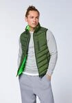 Steppweste CHIEMSEE, Herren, Gr. S (44/46), gr&uuml;n (kombu gr&uuml;n), 100% Polyester,