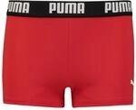 Badehose PUMA "PUMA SWIM BOYS LOGO TRUNKS", Kinder, Gr. 116, N-Gr, rot,...