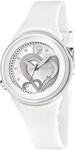 Quarzuhr CALYPSO WATCHES, wei&szlig; (wei&szlig;, silberfarben), Armbanduhren, Damen, wei&szlig;,