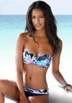 B&uuml;gel-Bandeau-Bikini-Top SUNSEEKER "Tahiti", Damen, Gr. 32, Cup A, blau (marine,