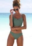 Crop-Bikini-Top SUNSEEKER "Loretta", Damen, Gr. 38, Cup A/B, gr&uuml;n (oliv), Polyamid,