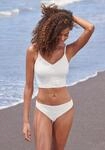 Crop-Bikini-Top SUNSEEKER "Loretta", Damen, Gr. 38, Cup C/D, wei&szlig;, Polyamid,