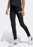 Leggings ADIDAS SPORTSWEAR "ESSENTIALS KIDS", M&auml;dchen, Gr. 170, N-Gr, schwarz-wei&szlig;