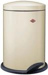 M&uuml;lleimer WESCO "116 Alpha", braun (mandel), B:30cm H:42,5cm T:30cm, Stahlblech,