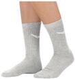 Socken TRIGEMA "TRIGEMA Sportsocken im Doppelpack", Jungen, Gr. 35-38, grau (grau,