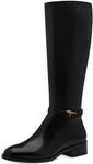 Stiefel TAMARIS, Damen, Gr. 37, w&auml;rmend, Normalschaft, schwarz, Leder,...
