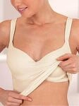 BH-Hemd VIANIA "BH Hemd Basic", Damen, Gr. 75, Cup B, beige (cream), Stoff,
