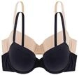 B&uuml;gel-BH DORINA "Louise", Damen, Gr. 75, Cup A, schwarz (schwarz, beige),