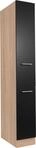 Apothekerschrank RESPEKTA "Merle", schwarz, B:30cm H:200cm T:60cm, Schr&auml;nke,