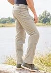 Trekkinghose JOHN DEVIN, Herren, Gr. 46, N-Gr, beige (sand), Obermaterial: 95%