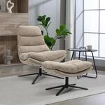 Relaxsessel DUO COLLECTION "Porto", beige (sand), B:83cm H:100cm T:92cm, 100%