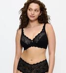 B&uuml;gel-BH TRIUMPH "Amourette W", Damen, Gr. 70, Cup B, schwarz, Spitze, Obermaterial: