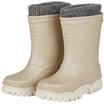 Gummistiefel STERNTALER "Gummistiefel mit Innenschuh uni", Jungen, Gr. 23, beige,