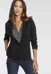 Kurzblazer SOYACONCEPT "SC-DANIELA 1", Damen, Gr. XS, schwarz, Web, Obermaterial: 73%