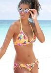 Triangel-Bikini-Top SUNSEEKER "Modern", Damen, Gr. 32, Cup A/B, gelb (gelb,