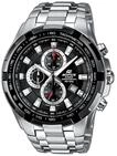 Chronograph CASIO EDIFICE "EF-539D-1AVEF", silber (silberfarben), Armbanduhren,