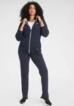Jogginganzug KANGAROOS, Damen, Gr. 42, blau (marine), Interlock, Obermaterial: 60%