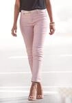 7/8-Jeggings LASCANA "aus weichem Stretch-Denim", Damen, Gr. 34, N-Gr, lila (mauve),