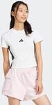 T-Shirt ADIDAS SPORTSWEAR "W 3S SJ BABY T", Damen, Gr. XXL, schwarz-wei&szlig; (wei&szlig;,