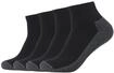 Kurzsocken CAMANO "function", Damen, Gr. 35-38, schwarz, Materialmix, uni und