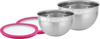 Sch&uuml;ssel R&Ouml;SLE, pink (pink, silberfarben), B:27cm H:16cm T:28,5cm &Oslash;:24cm,