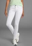 5-Pocket-Jeans ARIZONA "mit Keileins&auml;tzen", Damen, Gr. 34, N-Gr, wei&szlig;, Denim/Jeans,