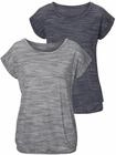 Kurzarmshirt BEACHTIME BY LASCANA "mit Struktureffekt", Damen, Gr. 40/42, schwarz