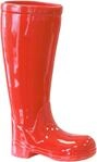 Schirmst&auml;nder GILDE "Regenschirmst&auml;nder Stiefel, rot", rot, B:26cm H:45cm T:11cm,