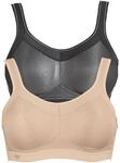 Sport-BH ANITA "Sport BH momentum", Damen, Gr. 100, Cup A, bunt (desert schwarz),