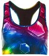 Sport-Bustier WINSHAPE "SB101-Cosmic", Damen, Gr. XS, Normalgr&ouml;&szlig;en, bunt (cosmic),