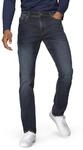 Slim-fit-Jeans BRUNO BANANI "Grady", Herren, Gr. 28, L&auml;nge 32, blau (dunkelblau),