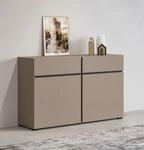 Sideboard OTTO HOME "Cross,Breite 119,5 cm, moderne grifflose Kommode,2 T&uuml;ren/2