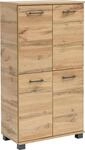Midischrank SCHILDMEYER "Nora, Midischrank, Made in Germany, B: 60 cm", braun (eiche
