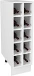 Unterschrank VCM "K&uuml;chenschrank Weinregal Unterschrank Esilo 25cm", wei&szlig;, B:25cm