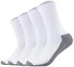 Sneakersocken CAMANO "Socken 4er Pack", Damen, Gr. 43-46, wei&szlig;, Obermaterial: 47%