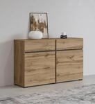 Sideboard OTTO HOME "Cross,Breite 119,5 cm, moderne grifflose Kommode,2 T&uuml;ren/2