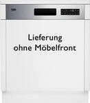 BEKO teilintegrierbarer Geschirrsp&uuml;ler "BDSN25530X", Energieeffizienz: D, silber