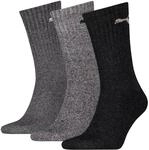 Socken PUMA "PUMA UNISEX CREW SOCK 3P", Herren, Gr. 47-49, schwarz (anthrazit, grau),