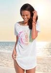 Longshirt VENICE BEACH, Damen, Gr. 36/38, wei&szlig;, Slub, Obermaterial: 100% Polyester,
