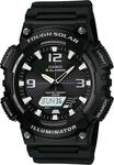 Chronograph, schwarz, CASIO TIMELESS COLLECTION, Armbanduhren, Herren, Chronograph,