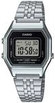 Chronograph CASIO VINTAGE, silber (edelstahlfarben, schwarz, grau),...
